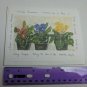 Paralyzed Veterans PVA Peg Conley Blank Note Card Potted Flowers