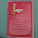Vintage Sunshine Line Christmas Card Unused "May the true meaning be deeper..."