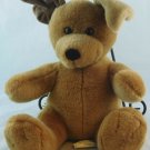 Build A Bear Workshop Brown Puppy Dog Plush 11" Seated, Pointed Ears