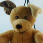 Build A Bear Workshop Brown Puppy Dog Plush 11" Seated, Pointed Ears