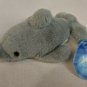 Paul Mitchell Seabies Daisy Dolphin Gray Plush Stuffed Animal 6" Long