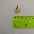 VTG Niagara Falls Rainbow Maple Leaf Charm Pendant Painted Enamel Metal