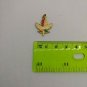 VTG Niagara Falls Rainbow Maple Leaf Charm Pendant Painted Enamel Metal