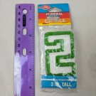 Pioneer Products 3" 70s Betty Crocker Party Candle Numeral 2 New In Package