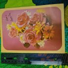 Quality Crest Unused Card Happy (Birthday) Day Pink Roses