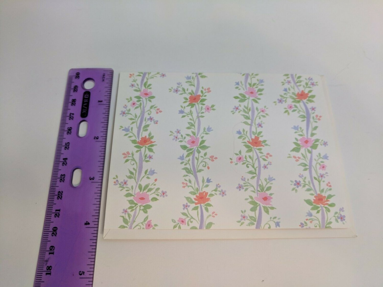 Current Inc Blank Note Card Floral Mini-Prints by Marsha K Howe Pastel Flowers