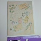 Paralyzed Veterans PVA Susana England Blank Note Card Journal, Phone, Ink