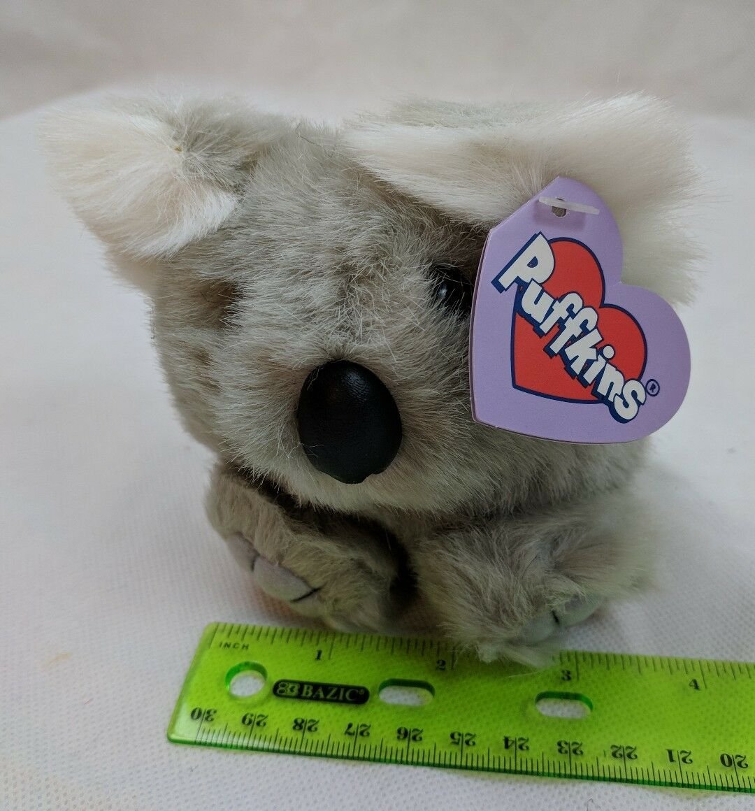 Puffkins Aussie Gray Koala Bear Plush Stuffed Swibco Retired Vintage Toy