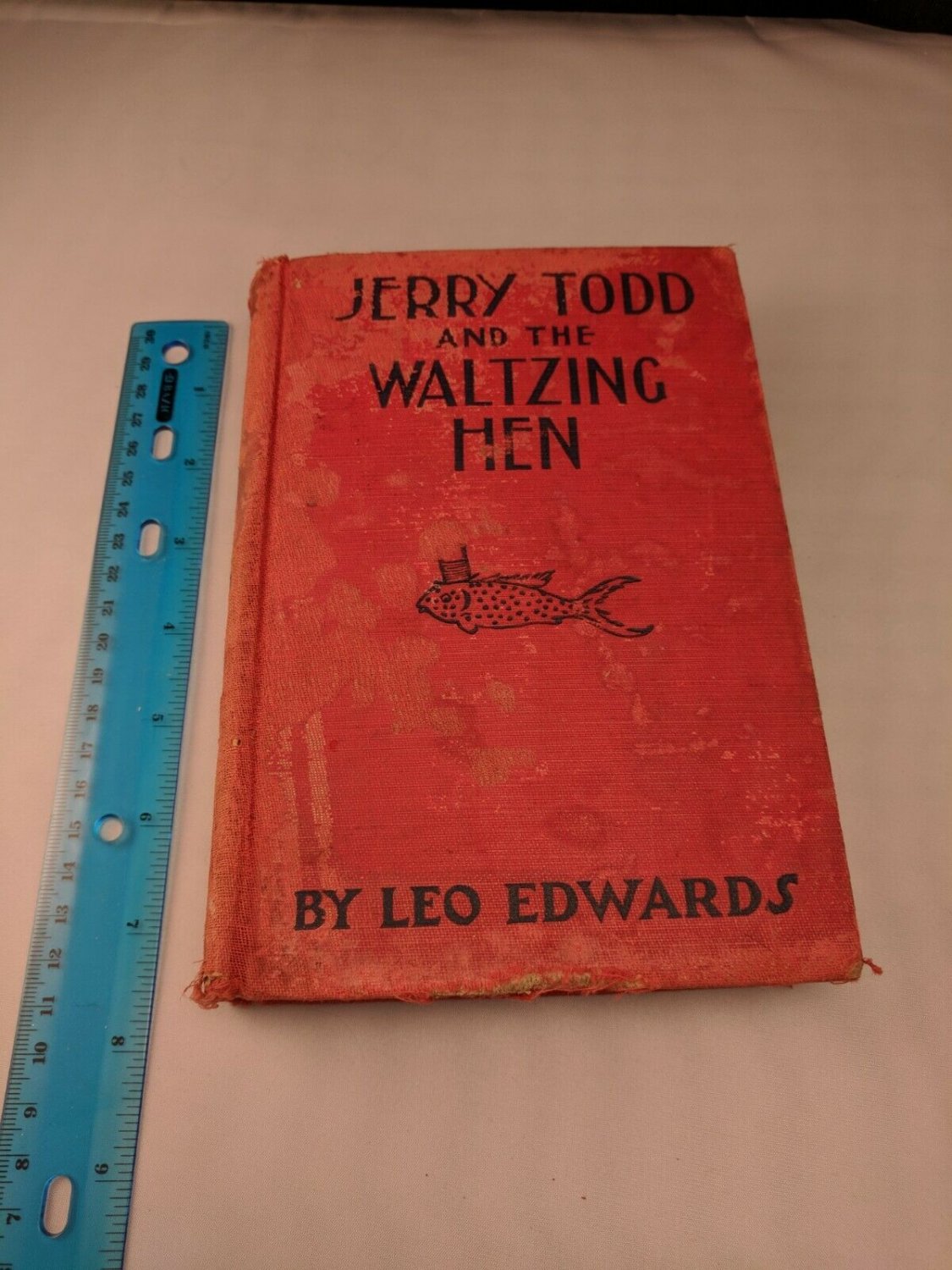 Jerry Todd & the Waltzing Hen by Leo Edwards Grosset & Dunlap HC *WORN*