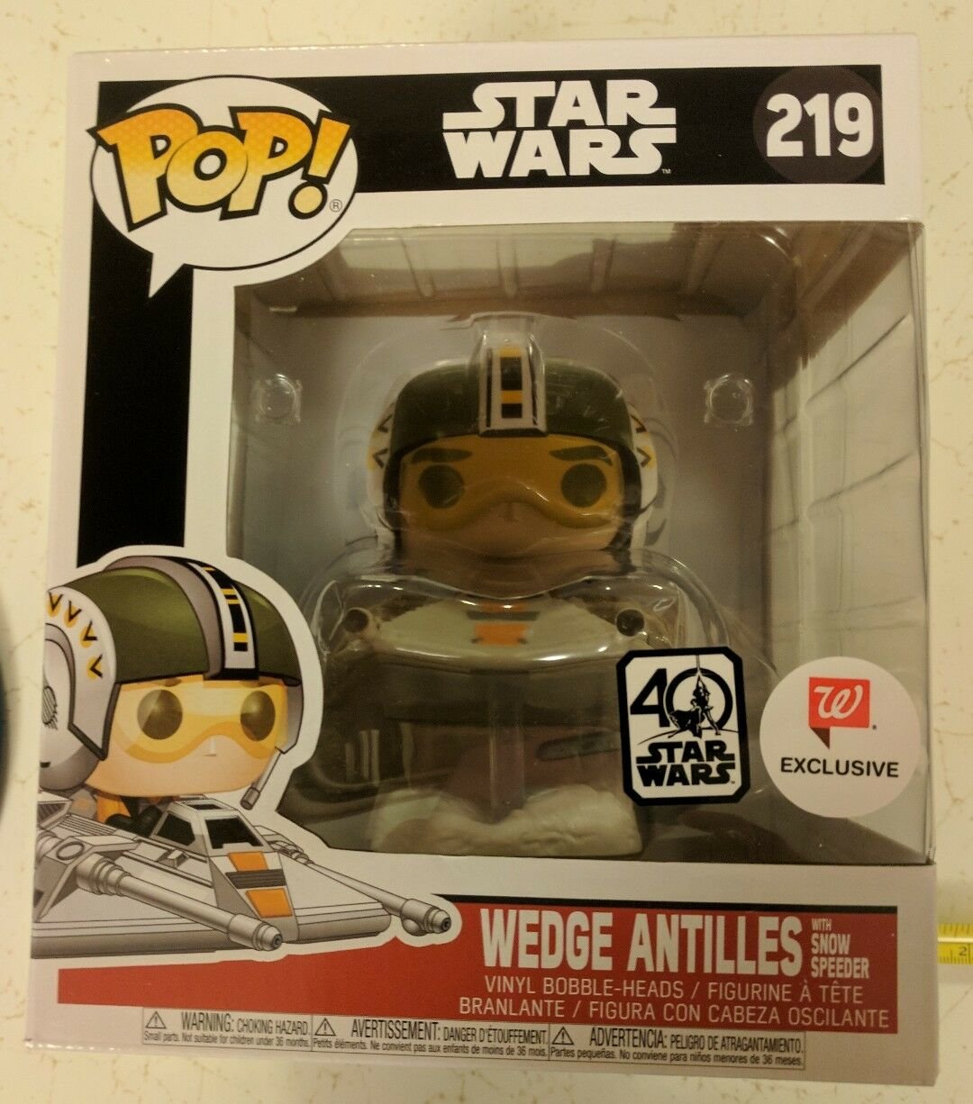 Funko Pop! Star Wars Wedge Antilles w/ Snow Speeder #219 Walgreens Exclusive