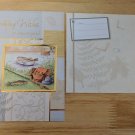 VFW Masculine Fishing Birthday Wishes Greeting Card Unused Vintage