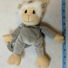 Enesco Precious Moments Tender Tails Beanbag Plush Gray Capuchin Monkey 1998