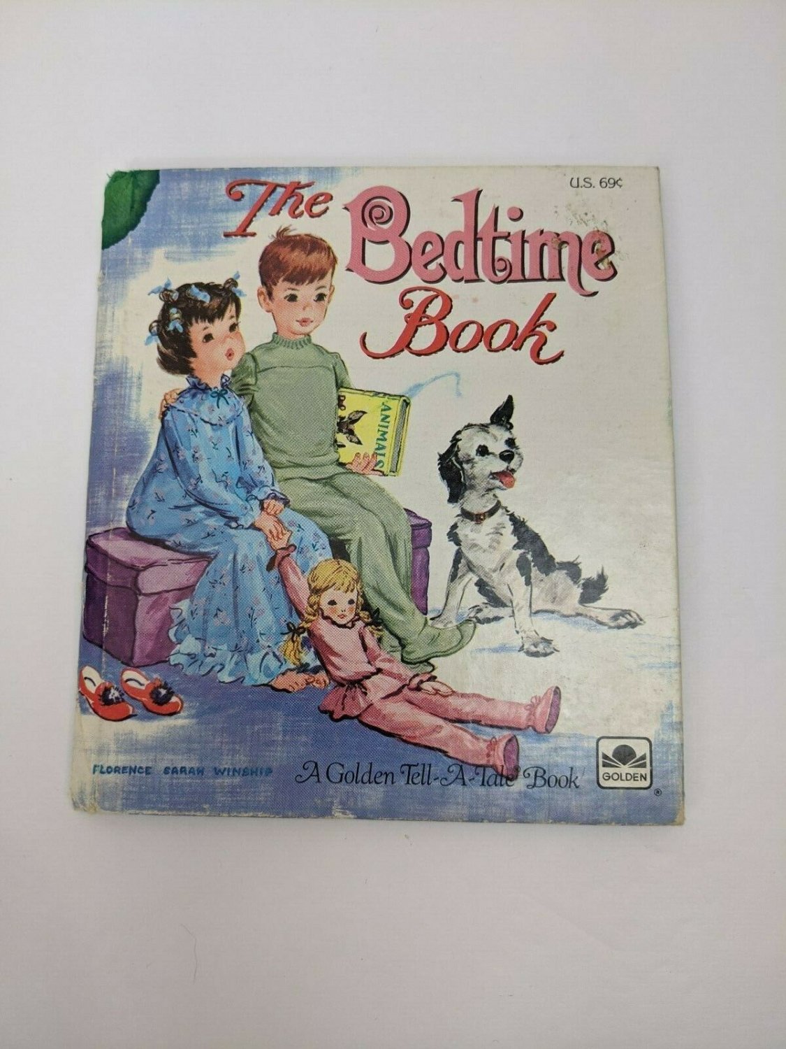 Golden The Bedtime Book by Mabel Watts, Florence Sarah Winship Illustrations