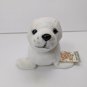 White Seal Beanie by K&M Int Wild Republic 8" Plush Stuffed Animal Toy