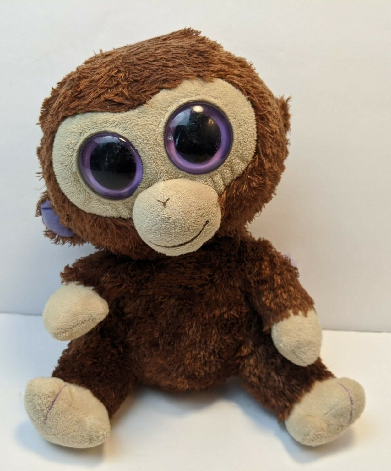 Ty Beanie Boos Coconut Monkey Medium Size 9" No Hang Tags