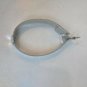 Build A Bear Workshop Silver Glitter w/ Rhinestone Dog Collar 10" Long