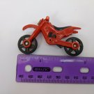 Remco 1989 Mini Motorcycle Red/Black 2.5" Long *Played with*