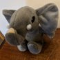Rinco Gray Sitting Elephant Plush Stuffed Animal Toy 8" Tall