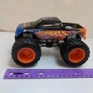 Hot Wheels Monster Truck 2004 7" Long, Metal Body, Black Blue Orange