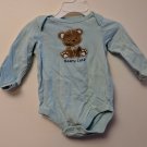 Swiggles Light Blue Long Sleeve Bodysuit Creeper Size 6-9M Boy Beary Cute Bear