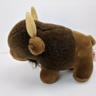 Dakin Buffalo Bison Brown Plush Stuffed Animal VTG 11" Long