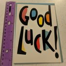 Ambassador My Thoughts Exactly! Good Luck Blank Note Card Unused Vintage
