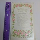 Happy Anniversary American Greetings Moments of Inspiration Unused Greeting Card