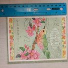 Note Card Andrea Tachiera Art Happy Birthday Bird on Branch