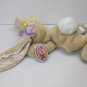 Ganz Becky Bunny Easter Rabbit VTG 1998 w/ Hang Tag Cream/Tan w/ Bows
