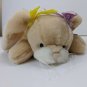 Ganz Becky Bunny Easter Rabbit VTG 1998 w/ Hang Tag Cream/Tan w/ Bows
