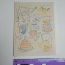 Paralyzed Veterans PVA Susana England Blank Note Card "Tea for 2 relax & enjoy"