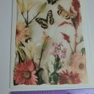 Hallmark Business Expressions Floral Butterfly Blank Note Card Coral Pink Beige