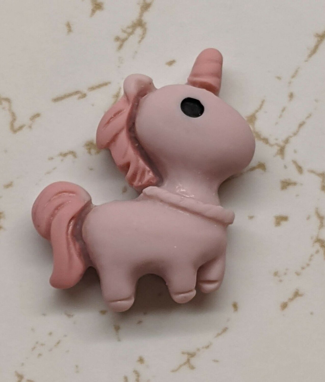 Unicorn Craft Piece One (1) Flatback Embellishment Lavender/Pink 2cm Tall