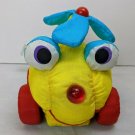 KinderKids Plush Toy Helicopter Car w/ Lights & Moving Wheels *READ* 9" Long