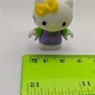 Sanrio Hello Kitty Mega Bloks Figurine Toy 1.25" Tall Poseable Arms Purple/Green