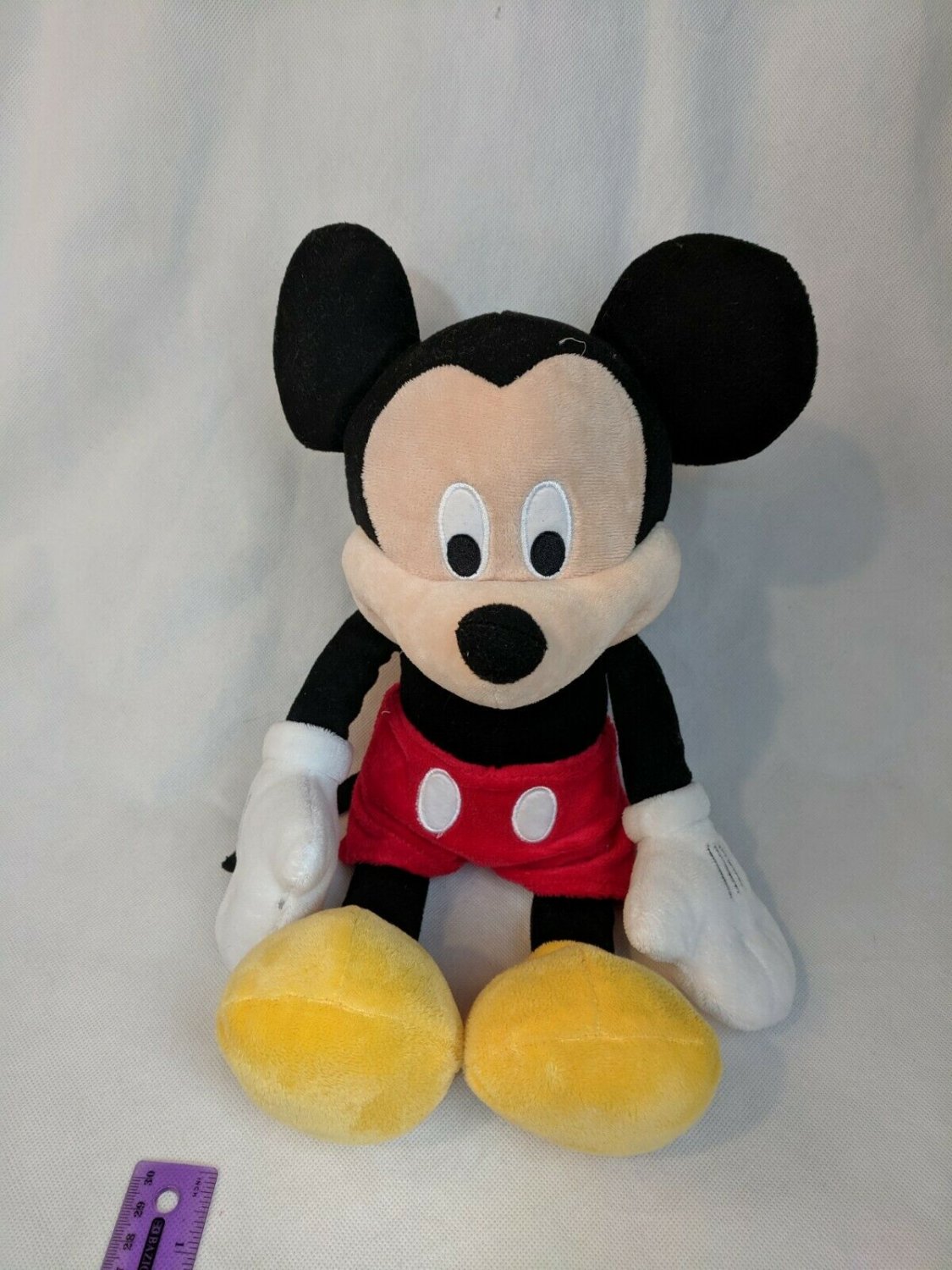 Disney Mickey Mouse Plush Stuffed Animal by Just Play 15" Tall Red Shorts
