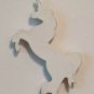 Unicorn Craft Piece One (1) Flatback Cabuchon Rearing Pony w/ Polka Dots Pastel