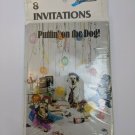 Aquavision VTG 1985 Party Invitations Puttin' on the Dog! 8 Cards Sealed