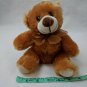 Emerald Toy Teddy Bear Plush 7" Golden Brown Shaggy Stuffed Animal