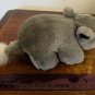 B.J. Gray Rhino Plush Stuffed Toy Small 6" Long