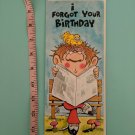 Mark I Inc Unused Vintage Card Happy Belated Birthday Man Reading Newspaper