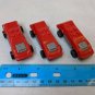 2014 General Mills GMI Mega Bloks Red Car Lot of 3 No Stickers