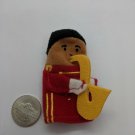 Trumpet Band Player Red & Gold Plush Finger Puppet Animal 2.5" Tall
