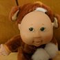 Cabbage Patch Kids Snugglies Puppy Suit Costume Doll 6" Sitting Green Eyes Bald