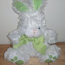White/Green Plush Easter Bunny Rabbit by Animal Adventure