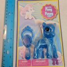 Magical Glitter Pony Horse Blue MOC Greenbrier Intl