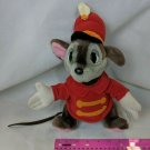 Disneyland Walt Disney World Mouse Plush Red Band Uniform Hat 11" VTG Stuffed
