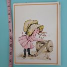 Joli Greeting Card Little People "Have A Blast On Your Birthday" Girl & Cannon