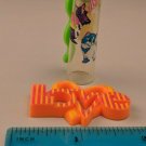 Lisa Frank Vintage 1990's Pen Cap w/ worn paint, also VMIG 1989 Love Charm