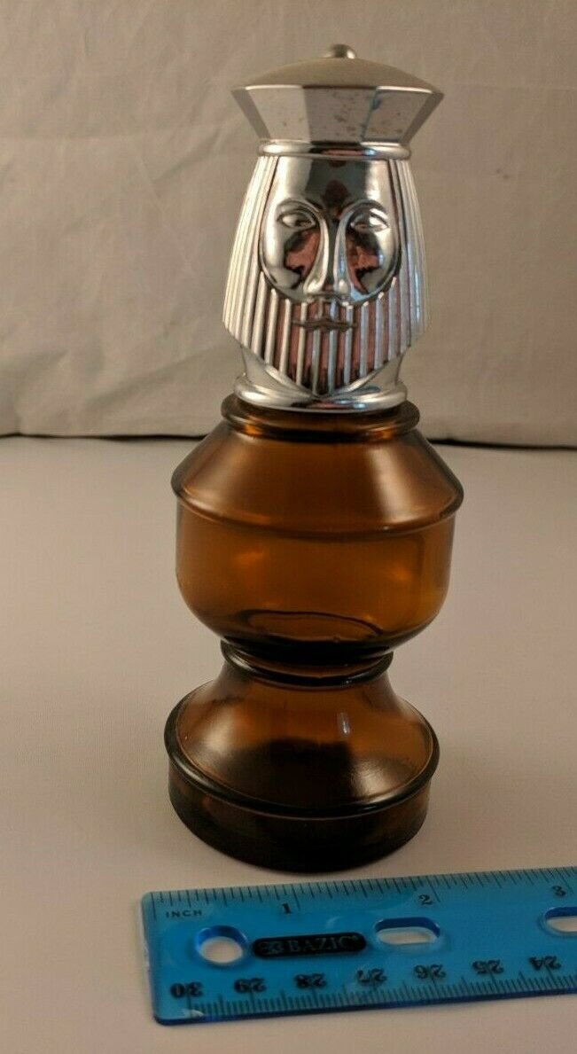 Avon The King Chess Piece Oland After Shave Label EMPTY BOTTLE. NO BOX